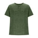 thumbnail image 5 of Manga Corta de Verano Tops de la Moda Casual de los Hombres de Color Sólido Solapa Top Camiseta Cuello Redondo, Camiseta Casual Ligera, 5 of 9