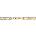 thumbnail image 4 of 14k Yellow Gold 24 Inch 5.25mm Concave Anchor Chain Necklace Pendant Charm, 4 of 9