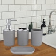 thumbnail image 4 of Juego de accesorios de baño Sunnimix 4 Piezas Decoración Ordenada gris, 4 of 7
