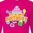 thumbnail image 4 of Inktastic It's My Birthday Long Sleeve T-Shirt, 4 of 5