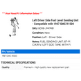 thumbnail image 2 of Left Driver Side Fuel Level Sending Unit - Compatible with 1987 GMC R1500, 2 of 2