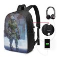 thumbnail image 2 of Apex Legends Octane 17 Inch Travel Backpack Casual Laptop Backpack With Usb Charging Port Daypack Bookbags, 2 of 9