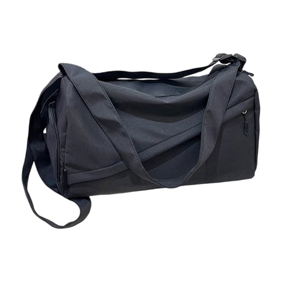 Nylon Gym Bag with Shoe Compartment Large Capacity Duffle Bag for Sports Travel and Daily Use