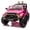 Pink, variant on Joyracer 24V Kids Ride on Car with Parent Remote Control, 2WD Electric Ride on Toy for Kids, Rear Suspension, Music, Bluetooth, USB, Searchlight, Black