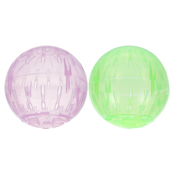 Raindrops 2pcs Hamster and Gerbil Running Ball Chinchilla Exercise Toy Funny Pet Ball