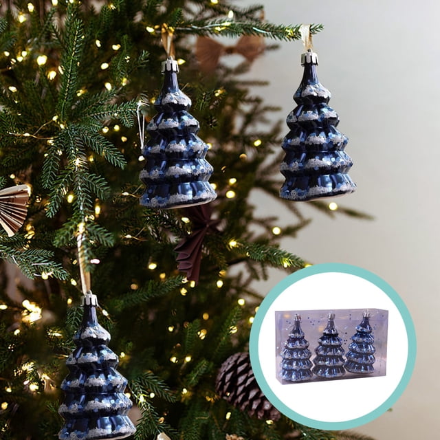 Adornos navideños, regalos navideños, colgantes navideños decorativos irrompibles para árbol de Navidad, juego de adornos navideños colgantes, bola festiva
