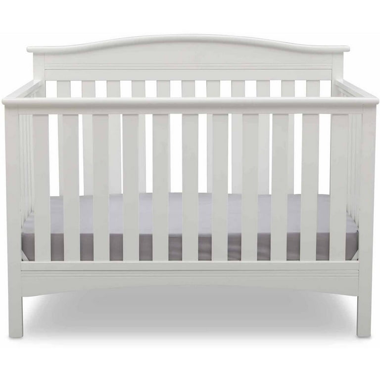 Delta Children Baker 4 in 1 Convertible Crib Bianca White