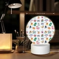 thumbnail image 6 of Balery Hello Summer Cat Pattern Acrylic Night Light Gift with 3 Color ModesTouch-Sensitive LED Lamp Perfect Gift for Mother's Day, Birthday, or Christmas, 6 of 9