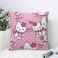 thumbnail image 6 of Hello Kitty Pillow Cover, Square Throw Pillow Cases For Couch Sofa Bed Living Room,Home Decorative, 12"X12", 6 of 9