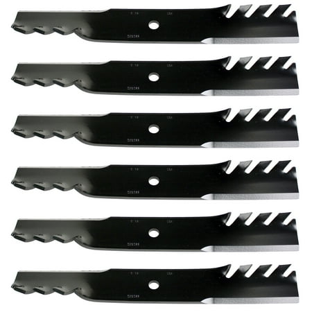 

6 USA Mower Blades® for Bad Boy® 038-0003-00 Giant Vac® A581 36 52 54 Deck