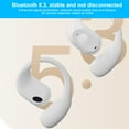 thumbnail image 5 of True Bone Conduction Headphones, Open Ear Earbuds with Ear Hooks, Up to 60H Playtime with Case, Bluetooth 5.3, IP68 Waterproof, Open Ear Headphones for Running, Yoga, Gym, 5 of 9