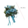 thumbnail image 3 of Wedding Bouquets For Bride, Champagne White Rose Bridal Bouquets For Bride, Artificial Flower Bouquet For Wedding, Bridesmaid Bouquets With Silk Ribbon, Valenti, Xinsrenus Under $5! Wedding, 3 of 7