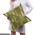 thumbnail image 4 of Ambesonne Deer Fabric by the Yard Upholstery, Forest Creatures Moose, 5 Yards, Green Tan Brown, 4 of 4