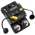 thumbnail image 1 of GLOSO Circuit Breaker E9C 200A Waterproof Auto Rese Breaker for Car Truck RV Automotive Marine Boat Trolling Motor & Custom Wiring Audio Battery Protection Side by Side Stud IP67 Hi-Amp (200A), 1 of 4