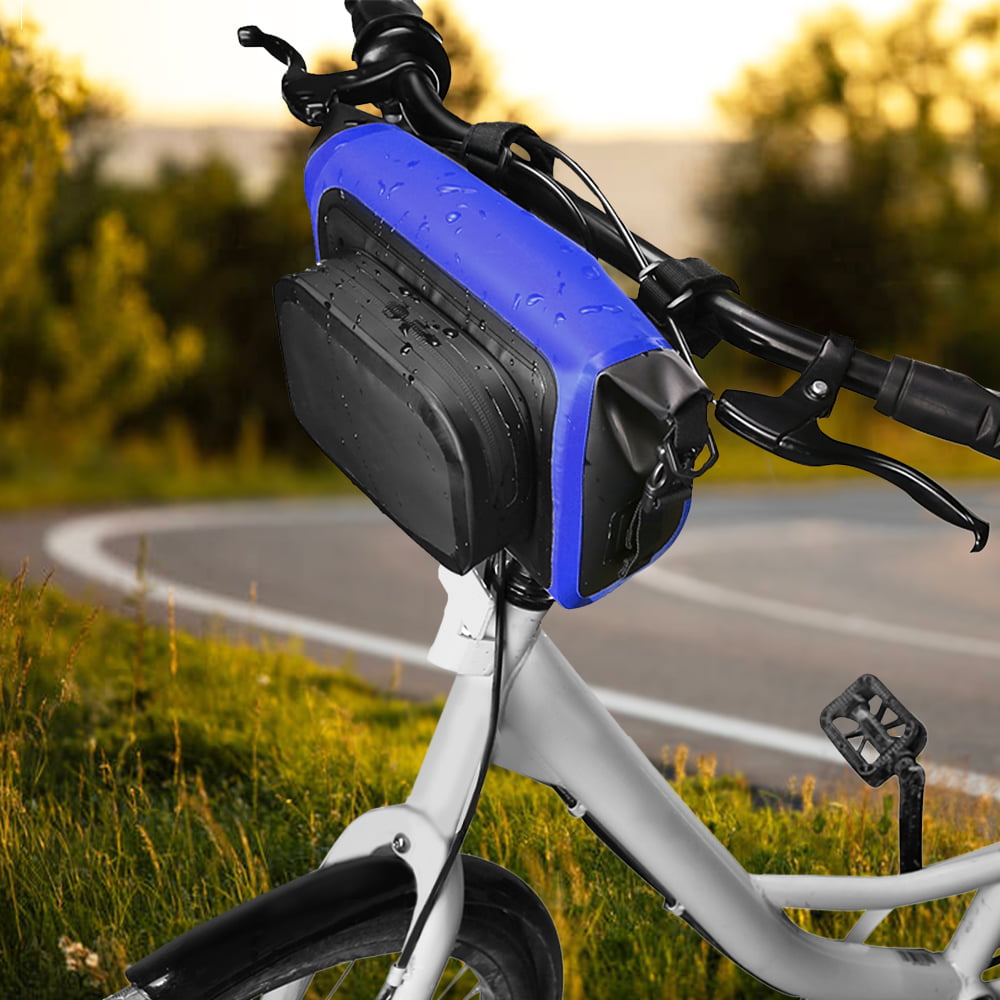 Details about   Portable Bicycle Handlebar Bag Shoulder Frame Pannier Waterproof Multifunctional