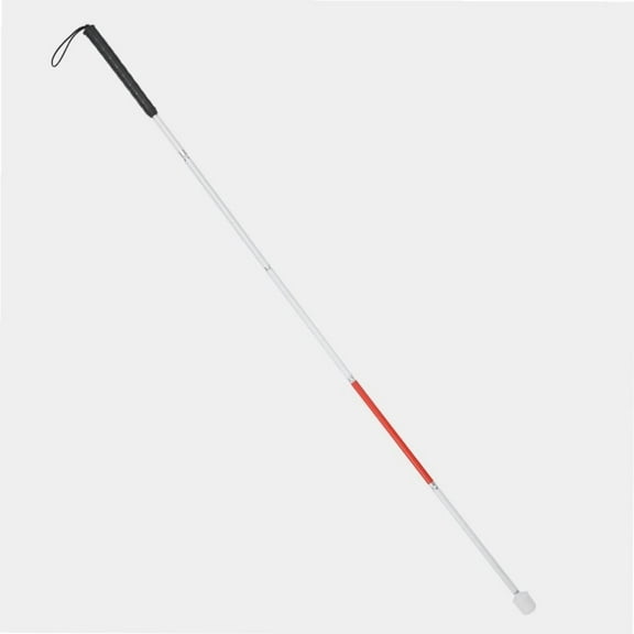 5 Section Aluminum Alloy Folding Cane Night Reflective Blind Walking Stick Anti Slip Walking Guide Stick Crutch for the Blind Men Women Children