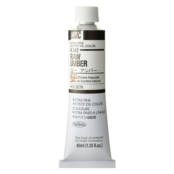 Holbein Artists' Oil Color, 40ml, Raw Umber