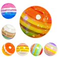 thumbnail image 4 of Kkkded Colorful Beads 2 Pcs Beads DIY Material - Striped, Contrast Color, Smooth with Threading Hole, 4 of 7
