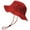 Red, variant on Glory Max Classic 100% Cotton Wide Brim Bucket Hat Summer Outdoor Boonie Red Hats