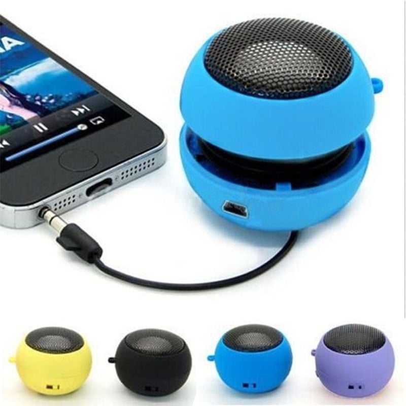 1X Mini Hamburger speaker Travel USB Charging Portable Speaker MP3 Laptop #AM5 
