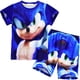 thumbnail image 3 of Pijamas de algodón para niños y niñas de Sonic Baby, conjunto de ropa de dormir con bonitos dibujos animados, camisetas y pantalones cortos, conjunto de ropa de dormir para adolescentes, 3 of 4