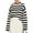 Black, variant on DJskiyers Womens Casual Oversized Loose Striped High Neck Sweater Long Sleeved Tops