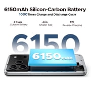 DOOGEE Note 56 Pro Android 16 Phone,32GB+128GB/2TB Unlock Android Phones,6150mAh Battery Gemimi AI,6.56HD+90Hz IPS,Dual Camera/Nfc/Otg/Face ID