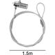 thumbnail image 3 of Candado de cable combinado para portátiles y otros equipos, contraseña de cuatro dígitos, seguridad antirrobo universal para portátiles, 3 of 8