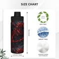 thumbnail image 3 of Yiaed Cyberpunk Cityscape Lights Print Sports Insulated Kettle Bottle Reusable Stainless Steel Insulated Cup, Outdoor Portable Casual Stainless Steel Insulation Cup, 3 of 7