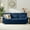Blue, variant on Eyisean 82" Modern Modular Sectional Couch with Snow-Fleece Fabric, 3-Seater Cozy Upholstered Cloud Sofa with Curved Armrests & Nailhead Trim, Comfy Deep Seat Couches for Living Room, Apartment