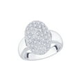 thumbnail image 1 of Diamond Fashion Ring in 10K White Gold (5/8 cttw) (I-Color, SI3/I1-Clarity) (Size-9.5), 1 of 2