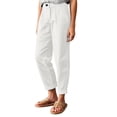 thumbnail image 2 of Stephy Women's New Thin Elastic Loose Large Size Korean Version of Everything Long Trousers Casual Trousers Haren, Black, L, 2 of 9