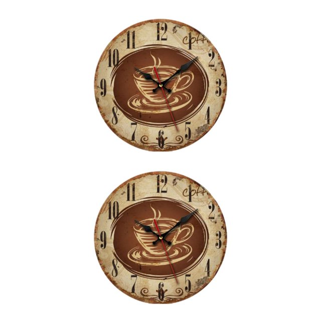 Baohd Decorative Wall Clock Durable Construction And Silent Operation Accurate As Shown type 9 2Set