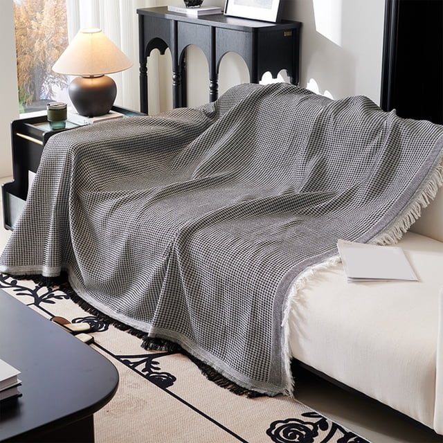 Deeceymbur Reversible Slipcover Sofa Protector Decorative Pet Friendly Easy Clean Durable All Season Long Sofa