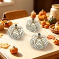 thumbnail image 6 of WKSCLPAI Halloween Knitted Pumpkin Decoration Yellow Color Thanksgiving Festival Party Home Shelf Tabletop Display Ornament, 6 of 7
