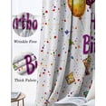 thumbnail image 3 of Happy Birthday Blackout Curtains for Bedroom Living Room Darkening Curtains 54 Inch Long Cartoon Colorful Balloon Gift Funny Short Curtain for Small Window Treatment Grommet Drapes 42"x54"x2, 3 of 9