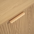thumbnail image 3 of 63" Storage Sideboard, Buffet Cabinet with Adjustable Shelves, Suitable for Kitchen, Living Room, Hallway, Natural, 3 of 6