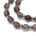 thumbnail image 3 of Natural Smoky Quartz Beads Strands with Seed Beads Faceted Bicone Double Terminated Point Beads 5~7x6mm Hole: 0.8mm about 48pcs/strand 15.55 inch(39.5cm), 3 of 3