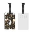 thumbnail image 5 of Sikiie Bones And Leaves Luggage Tags Privacy Cover ID Label Suitcase Tags Identifiers For School Bags,Suitcases, 5 of 7