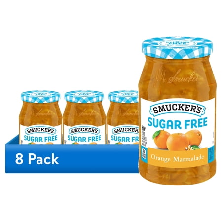 (8 pack) Smucker's Sugar Free Orange Marmalade, 12.75 oz