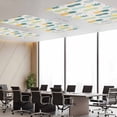 thumbnail image 5 of Fluorescent Light Covers 2 Pack 4x2 ft Pineapple Hand Drawn Ceiling Light Covers Summer Tropical Fruit Light Filters for Classroom, Office & Home, Drop Ceiling Light Covers, 5 of 8