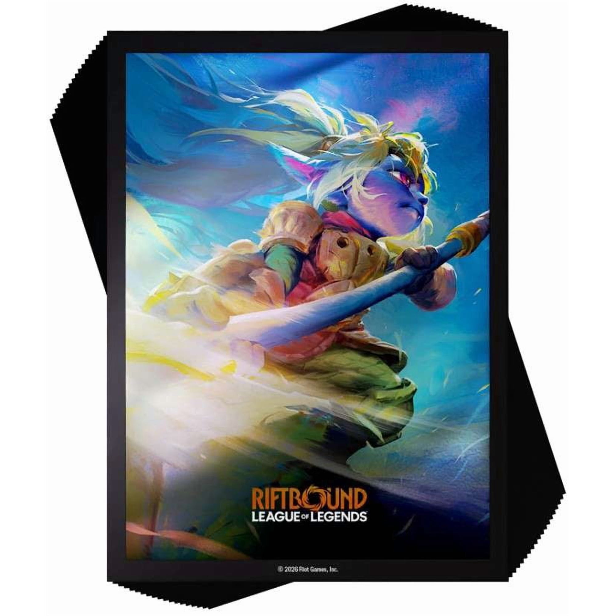 Riftbound: League of Legends Unleashed Poppy Art Card Sleeves (100 Count)