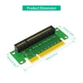 thumbnail image 3 of PCIE 8X 90 Degree Adapter Risers Card PCIE 90 Degree Right Angled Risers Adapter Card for 1U Computer Server Chassis, 3 of 8