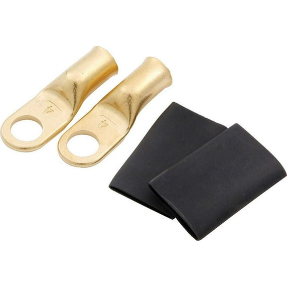 Allstar Performance ALL76119 3/8" Hole 4-Gauge Ring Terminal - Pair