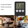 thumbnail image 2 of 2X Temporizador de Cocina con Pantalla Digital LCD Súper Fina, Temporizador de Cocina Cuadrado, Cuenta Regresiva, Reloj Magnético, 2 of 5