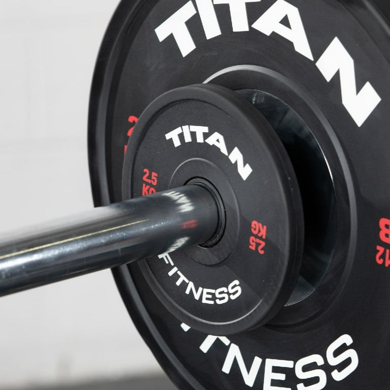 Titan fitness black online bumper plates