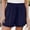 Navy, variant on Finelylove Shorts For Women Casual Summer Bodycon Stretch Shorts Jumpsuit Rompers Shorts High Waist Rise Solid Black M