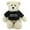 Black, variant on Made By Alien’s Cream Brandon Teddy Bear 12 Inch,Stuffed Animal Personalized Gift-for Mother’s Day,Valentine,Graduation,Birthday (Gray)