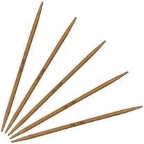 JubileeYarn 5" Double Point Bamboo Knitting Needles Set - 4mm - Carbonized Brown