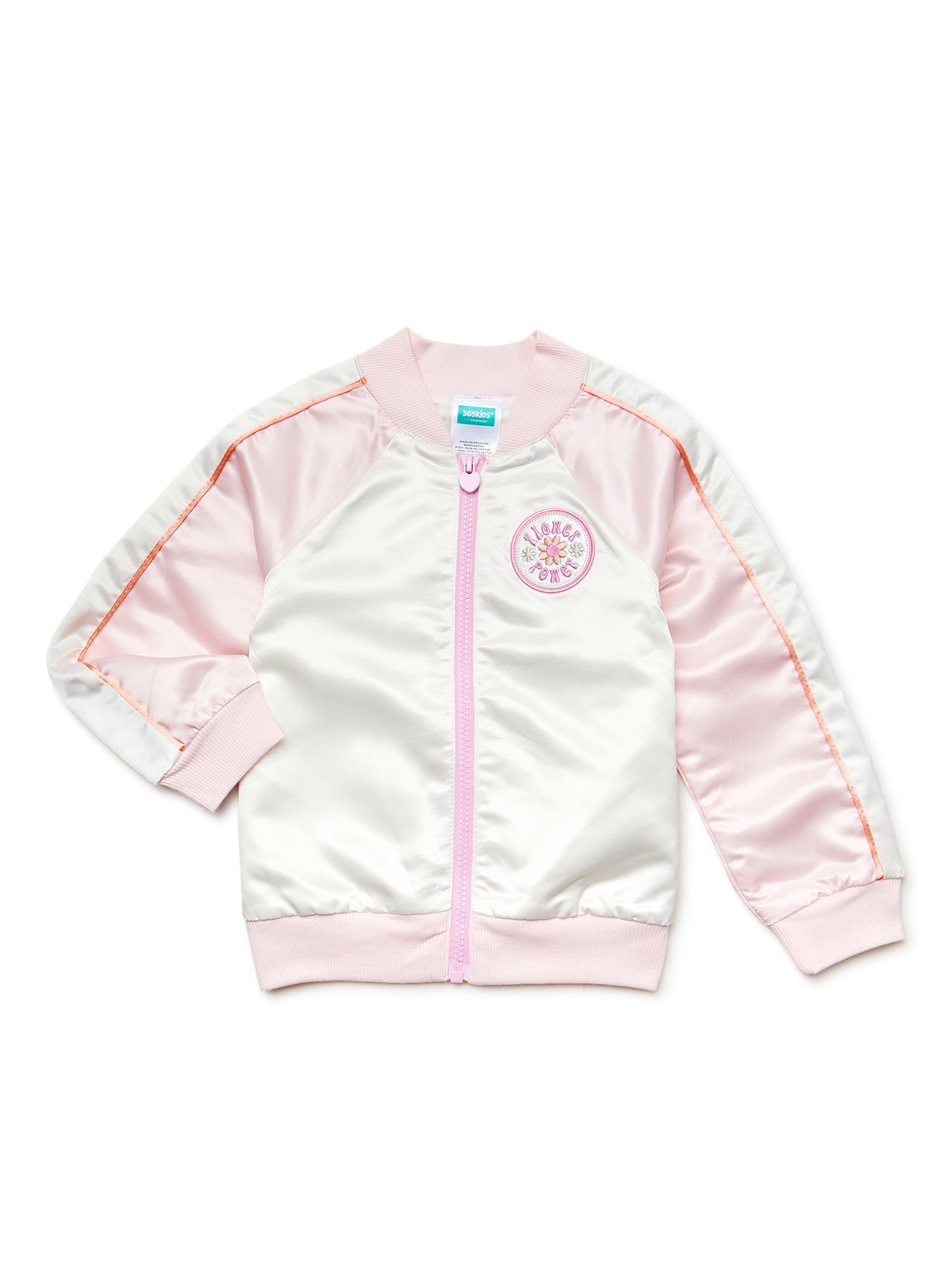 365 Kids from Garanimals Girls Bomber Jacket, Sizes 4-10